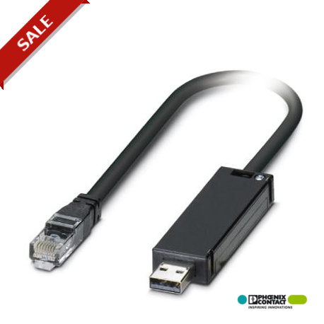 EU4A-RJ45-USB-CAB1 PXC - EU4A-RJ45-USB-CAB1 PXC 2903465 PHOENIX CONTACT Programming adapter with USB interface, for programming using..