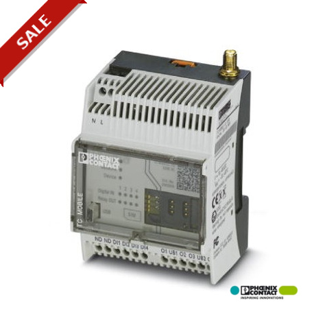 TC MOBILE I/O X200 AC - TC MOBILE I/O X200 AC 2903806 PHOENIX CONTACT Successor to the SMS relay: monitor digital values via the mob..