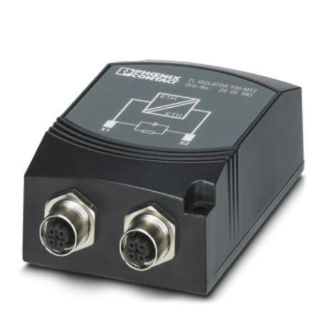 FL ISOLATOR100-M12 RMS - FL ISOLATOR 100-M12 RMS 2904671 PHOENIX CONTACT Passive network isolator with pre-installed adapter for moun..