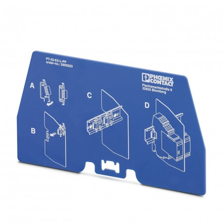 PT-IQ-EX-L-PP - PT-IQ-EX-L-PP 2905023 PHOENIX CONTACT Separating plate
