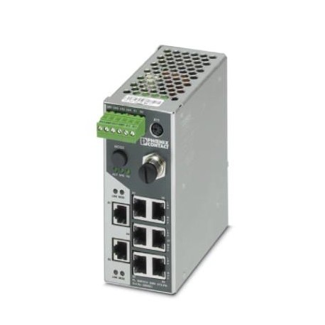 FL SWITCH SMN 8TX-PN - FL SWITCH SMN 8TX-PN 2989501 PHOENIX CONTACT Industrial Ethernet Switch