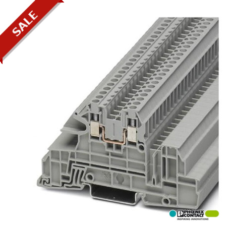 UTI 2,5-L - UTI 2,5-L 3076034 PHOENIX CONTACT Installation level terminal block, Screw connection, Cross section: 0.2 mm²