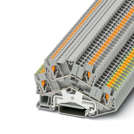 PTTBS 2,5-PE/L - PTTBS 2,5-PE/L 3209621 PHOENIX CONTACT Protective conductor double-level terminal block