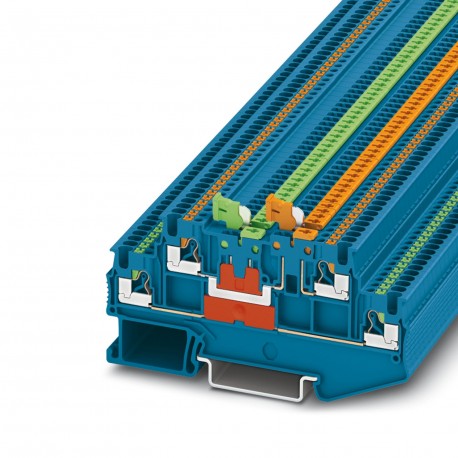 PTT 1,5/S-2MT BU - PTT 1,5/S-2MT BU 3210352 PHOENIX CONTACT Knife disconnect terminal block