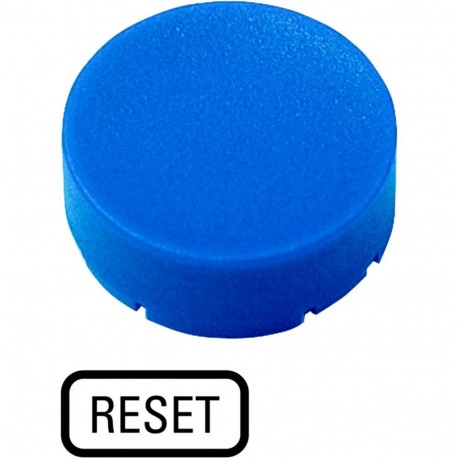 M22-XDH-B-GB14 - M22-XDH-B-GB14 218249 Y7-218249 EATON ELECTRIC M22-XDH-B-GB14Q Button plate, raised blue, RESET