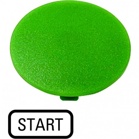 M22-XDP-G-GB1 - M22-XDP-G-GB1 218283 Y7-218283 EATON ELECTRIC M22-XDP-G-GB1Q Button plate, mushroom green, START