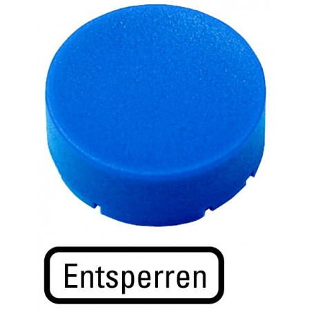 M22-XDH-B-D14 - M22-XDH-B-D14 218234 M22-XDH-B-D14Q EATON ELECTRIC M22-XDH-B-D14Q Button plate, raised blue, RELEASE