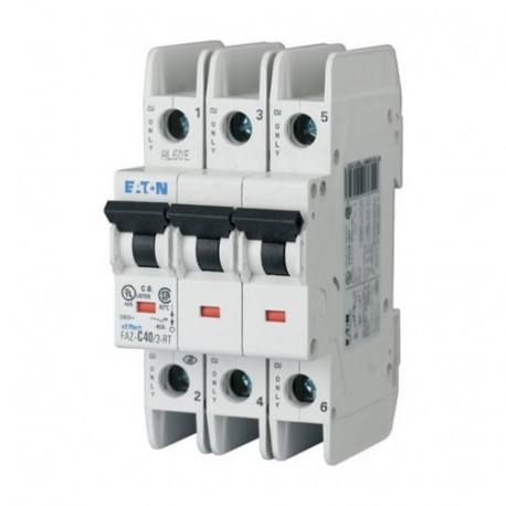 FAZ-D0,5/3-RT - FAZ-D0,5/3-RT 102297 Y7-102297 EATON ELECTRIC Miniature circuit breaker (MCB), 0,5A, 3p, D-Char, AC