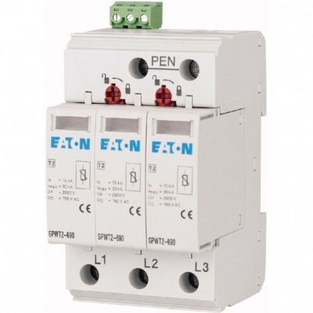 SPWT2-690-3P - SPWT2-690-3P 177262 EATON ELECTRIC Surge arresters for wind energy, 690 VDC
