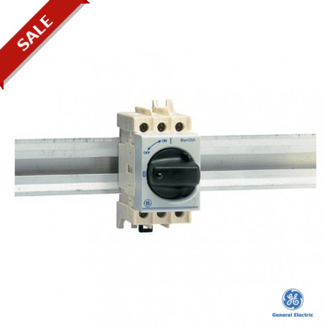D061302201 - 730986 GENERAL ELECTRIC Switch-disconnector Dilos 00 25A 3P DIN-rail