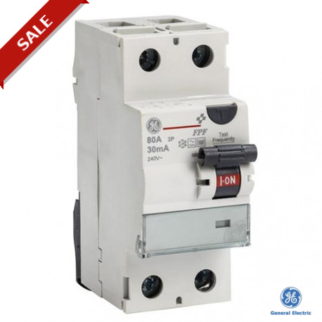 FPF263/030 - FPF 2 63/030 565375 GENERAL ELECTRIC Residual current circuit breaker FP F 2P 63A 30mA