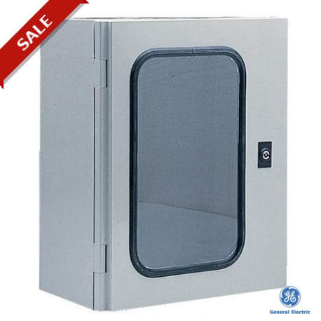 831129 - 831129 GENERAL ELECTRIC ARIA 54 glazed door cabinet three point closing system