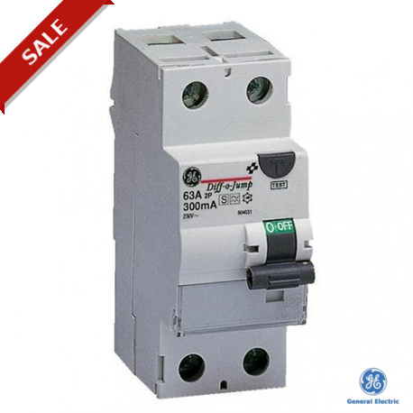 FPAS240/500 - FPS240/500 604028 GENERAL ELECTRIC Residual current circuit breaker FP S 2P 40A 500mA