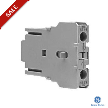 MACL110AT - MACL110AT 100560 GENERAL ELECTRIC INSTANT. AUX. CONTACT BLOCK, LATERAL, SCREW, 1NO, 20, 10, MOUNTED LEFT OR ..