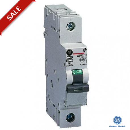 EP101C01 - EP101C01 672243 GENERAL ELECTRIC Miniature circuit breaker EP100 1P 1A C