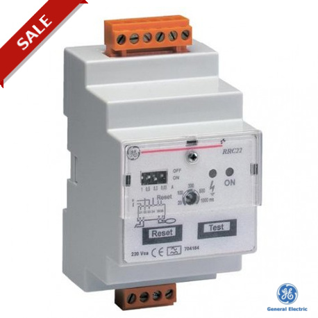 RC3 220 - RC3 220 872158 GENERAL ELECTRIC Earth leakage relay with connection RRC3 220 Vca