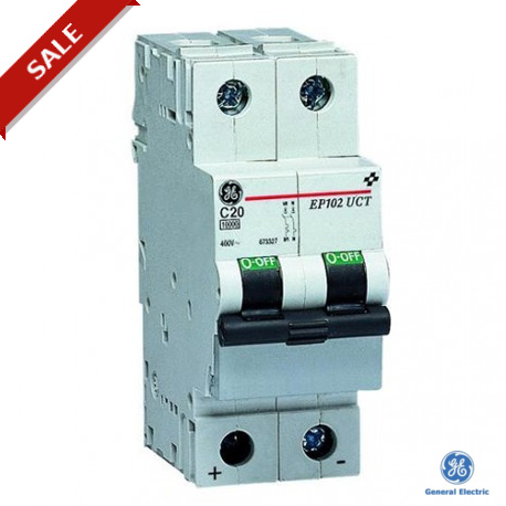 EP102UCTB32 - EP102UCTB32 691507 GENERAL ELECTRIC Miniature circuit breaker EP100 UCT 2P 32A B GE