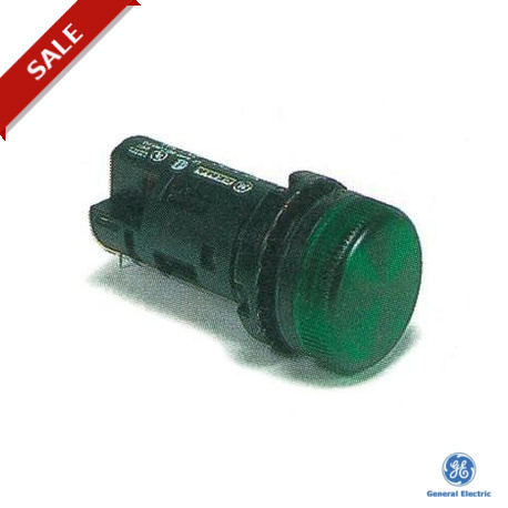 P9XUBDRN - P9XUBDRN 185847 GENERAL ELECTRIC Pilot lights, Unibloc (complete pilot light), With resistor 220V, Round pla..