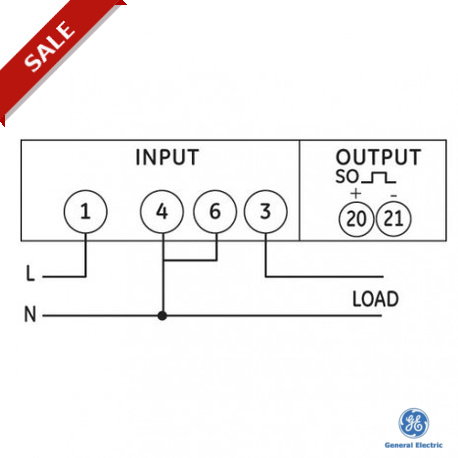 MT+D1i632M - MT+D1i632M 665250 GENERAL ELECTRIC Digital monophase kWh 2 Mod MT+D1i 63 2M