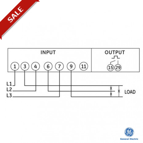 MT+D3Nix/54MMID - MT+D3Nix/54MMID 665259 GENERAL ELECTRIC Digital triphase kWh 4 Mod MT+D3Ni x/5 4M MID