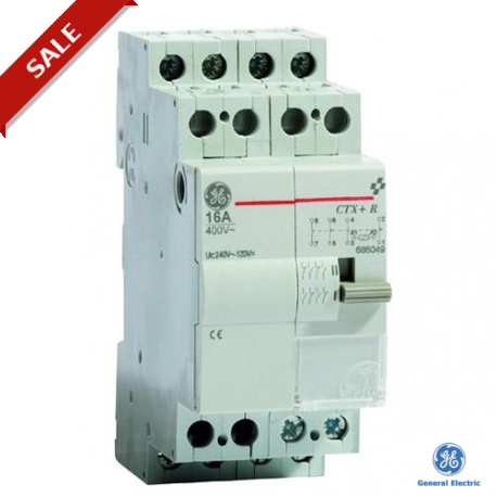 CTX + R1622048A - CTX + R1622048A 686046 GENERAL ELECTRIC CONTAX-R+relays 16A 2NO 2NC 48Vac