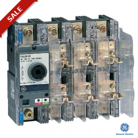 D/062421-201 - 730579 GENERAL ELECTRIC Switch-disconnector-fuse Fulos 00 DIN 160A 3P+N