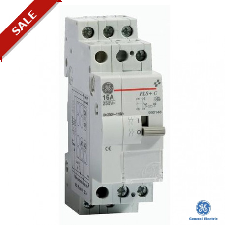 PLS+C 1620012A - PLS+C 1620012A 686145 GENERAL ELECTRIC PULSAR-S+ impulse switch + electronic central command 16A 2NO 12Vac