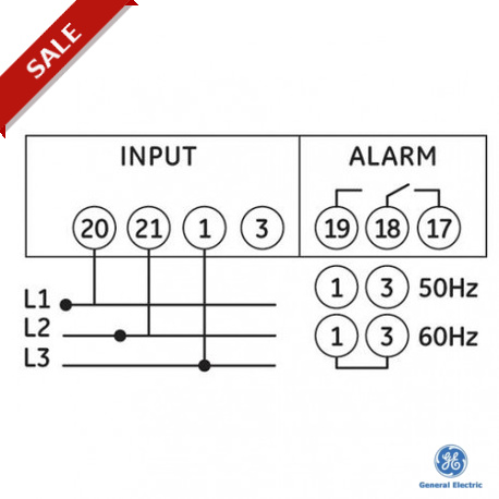 MT+DBASIC4M - MT+DBASIC4M 665393 GENERAL ELECTRIC 3ph+1ph multimeter MT+D BASIC 4M