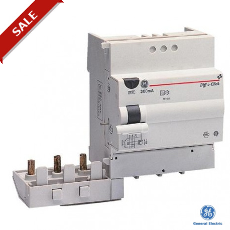 DOCAG363/030 - DOCAi363/030 607614 GENERAL ELECTRIC DIFF-O-CLICK Residual current devices Series Ai 3P 4M 63A 30mA