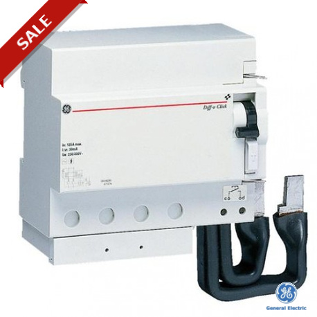 DOC2125/030 - DOC2125/030 671574 GENERAL ELECTRIC DIFF-O-CLICK Residual current devices HTI Series AC 2P 125A 30mA