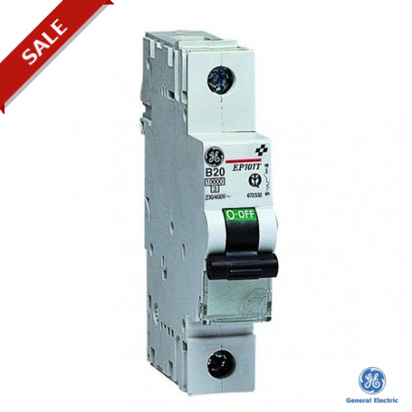 EP101TB08 - EP101TB08 691235 GENERAL ELECTRIC Miniature circuit breaker EP100T 1P 8A B GE