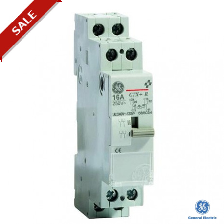 CTX + R162230A - CTX + R162230A 686032 GENERAL ELECTRIC CONTAX-R+relays 16A 2CO 230Vac
