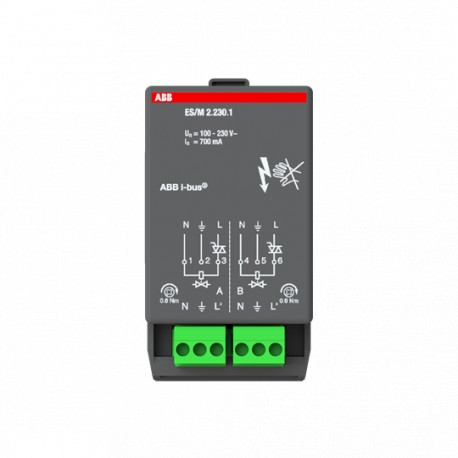 2CDG110013R0011 - 2CDG110013R0011 ES/M 2.230.1 NIESSEN ACTUADOR ELECTRONICO 2 CANALES