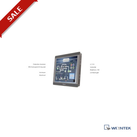 EMT3150A - EMT3150A WEINTEC Touch Screen 15" TFT, 1024x768 px, 16.2 M colors, 256 ROM/RAM, RISC 32 bit 800 MHz, 1 x USB..