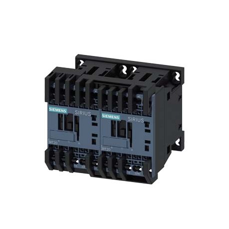 3RA2317-8XB30-2BW4 - 3RA2317-8XB30-2BW4 SIEMENS Reversing contactor assembly AC-3, 5.5 kW/400 V, 48 V DC 3-pole, Size S00 Spring-..