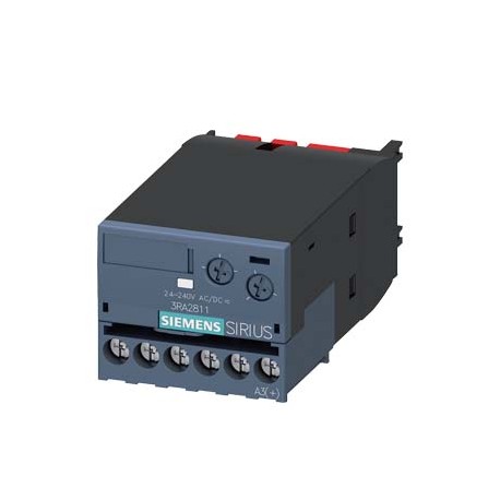3RA2811-1CW10 - 3RA2811-1CW10 SIEMENS Electronic timing relay ON delay with semiconductor output 24-240 V AC/DC Time range 0..