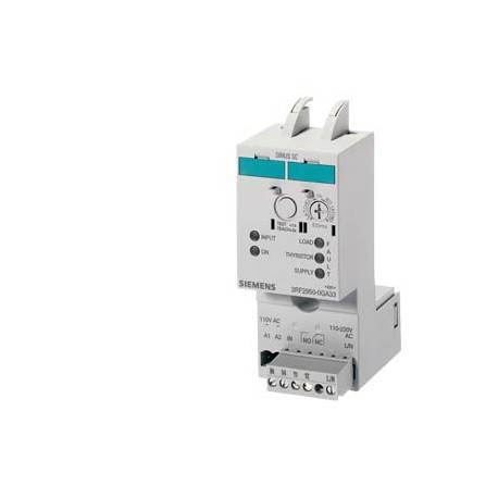 3RF2990-0GA33 - 3RF2990-0GA33 SIEMENS Load monitoring Current range 90 A / 40 °C 110-230 V / 110 V AC for semiconductor rela..