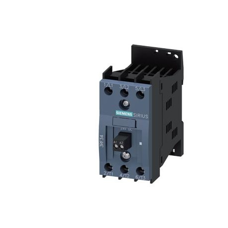 3RF3405-1BB04 - 3RF3405-1BB04 SIEMENS Solid-state contactor 3-phase 3RF3 AC 53 / 5.2 A / 40 °C 48-480 V / 24 V DC 2-phase co..