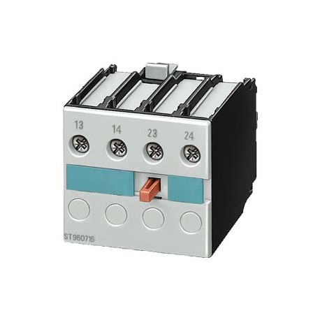 3RH1921-1LA02 - 3RH1921-1LA02 SIEMENS Auxiliary switch block 2 NC, EN 50005 2-pole, screw terminal, for motor contactors, ca..