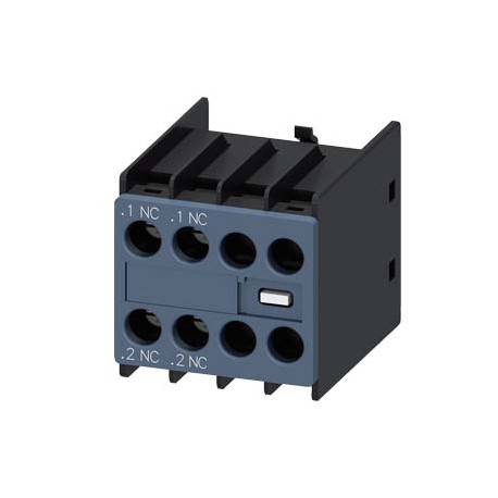 3RH2911-1HA02 - 3RH2911-1HA02 SIEMENS Auxiliary switch on the front, 2 NC Current path 1 NC, 1 NC for 3RH and 3RT screw term..