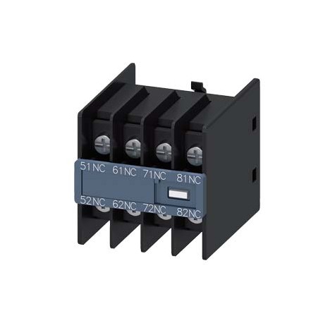 3RH2911-4GA04 - 3RH2911-4GA04 SIEMENS Auxiliary switch on the front, 4 NC Current path 1 NC, 1 NC, 1 NC, 1 NC for contactor ..