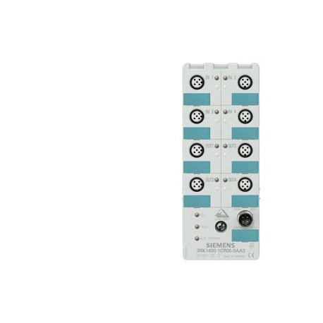 3RK1400-1CR00-0AA3 - 3RK1400-1CR00-0AA3 SIEMENS AS-i compact module K60 digital 4 DI/4 DQ, IP68 4 x input, maximum 200 mA 4 x out..