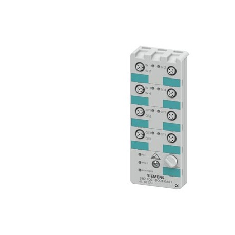 3RK1400-1DQ01-0AA3 - 3RK1400-1DQ01-0AA3 SIEMENS AS-i compact module K60 digital 4 DI/4 DQ, IP67 4 x input, maximum 200 mA 4 x out..