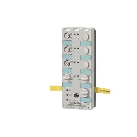 3RK1400-1MQ03-0AA4 - 3RK1400-1MQ03-0AA4 SIEMENS AS-Interface 24 V DC starter 4 DI/1 DQ, IP67 Reversing starter in K60 design 2 x ..