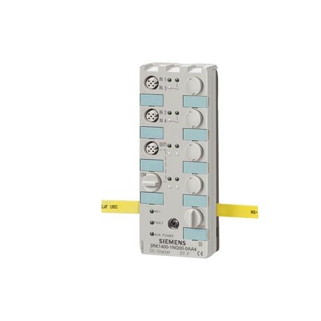 3RK1400-1NQ01-0AA4 - 3RK1400-1NQ01-0AA4 SIEMENS AS-Interface 24 V DC starter 4 DI/1 DQ, IP67 DOL starter in K60 design 2 x 2 inpu..