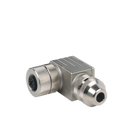 3RK1902-1DA00 - 3RK1902-1DA00 SIEMENS M12 socket for PROFIBUS angled, 5-pole, B-coded screw terminal No terminating resistor