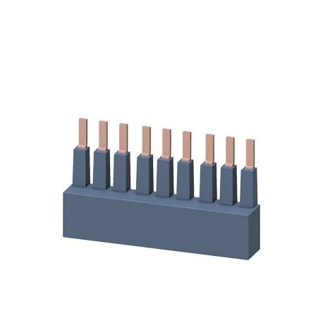 3RM1910-1BA - 3RM1910-1BA SIEMENS Accessory for SIRIUS 3RM1 3-phase busbar for 3 motor starters Modular spacing 22.5 mm Sc..