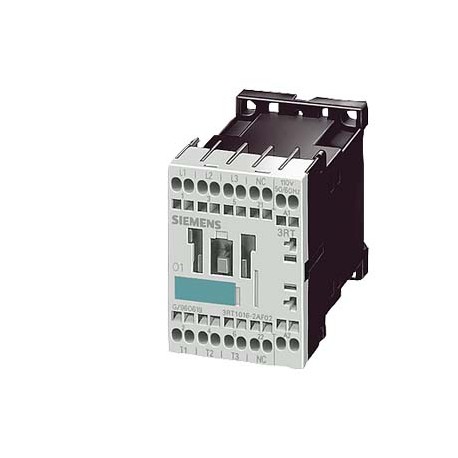 3RT1015-2AP01 - 3RT1015-2AP01 SIEMENS CONTACTOR, AC-3 3 KW/400 V, 1 NO, AC 230 V, 50/60 HZ, 3-POLE, SIZE S00, CAGE CLAMP CO..