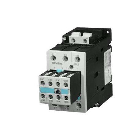 3RT1034-1BF44 - 3RT1034-1BF44 SIEMENS Power contactor, AC-3 32 A, 15 kW / 400 V 110 V DC, 2 NO + 2 NC, 3-pole, Size S2 Screw..