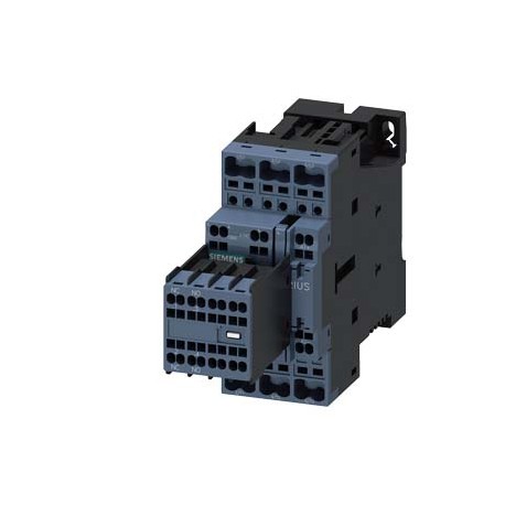 3RT2024-2BB44 - 3RT2024-2BB44 SIEMENS power contactor, AC-3 12 A, 5.5 kW / 400 V 2 NO + 2 NC, 24 V DC 3-pole, Size S0 Spring..